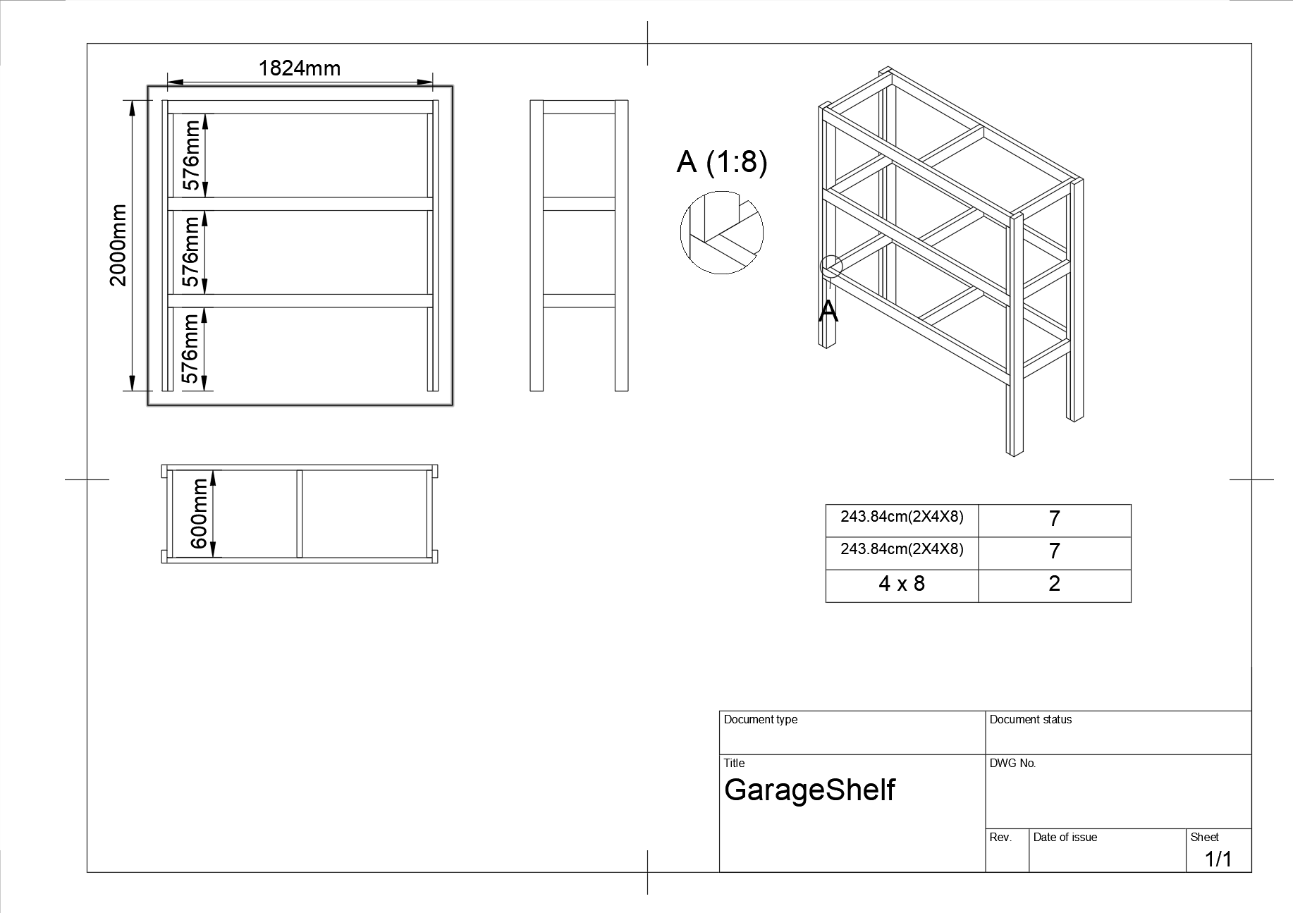 Garage Shelf